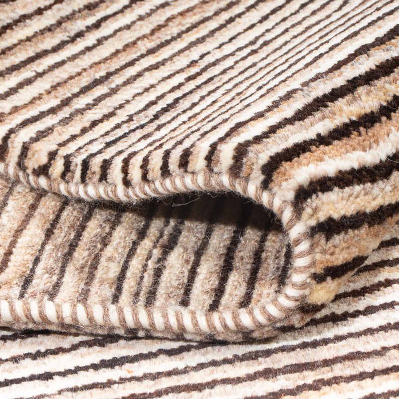 Gabbeh tapijt - Perzisch - 190 x 152 cm - donker beige