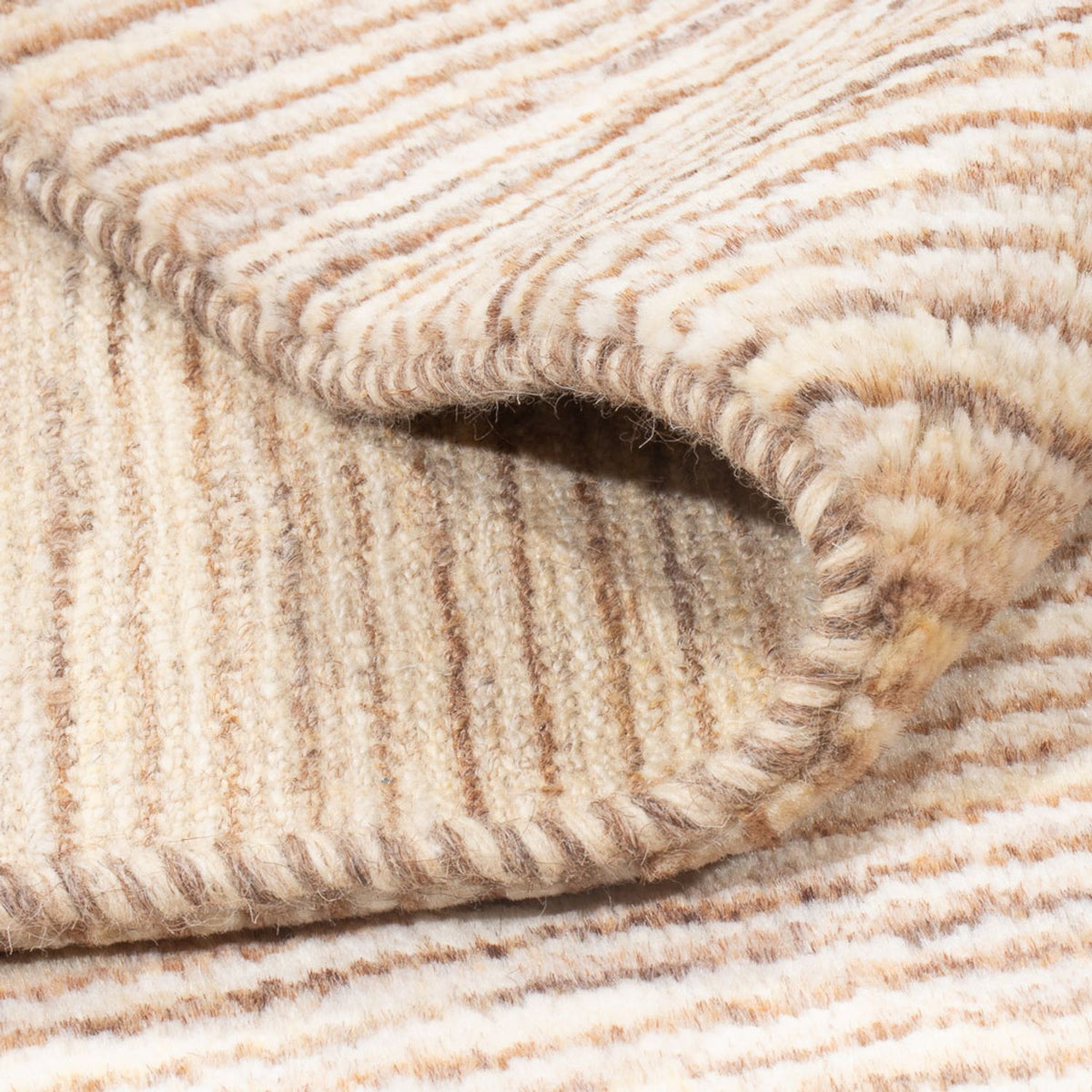 Gabbeh tapijt - Perzisch - 205 x 150 cm - lichtbruin