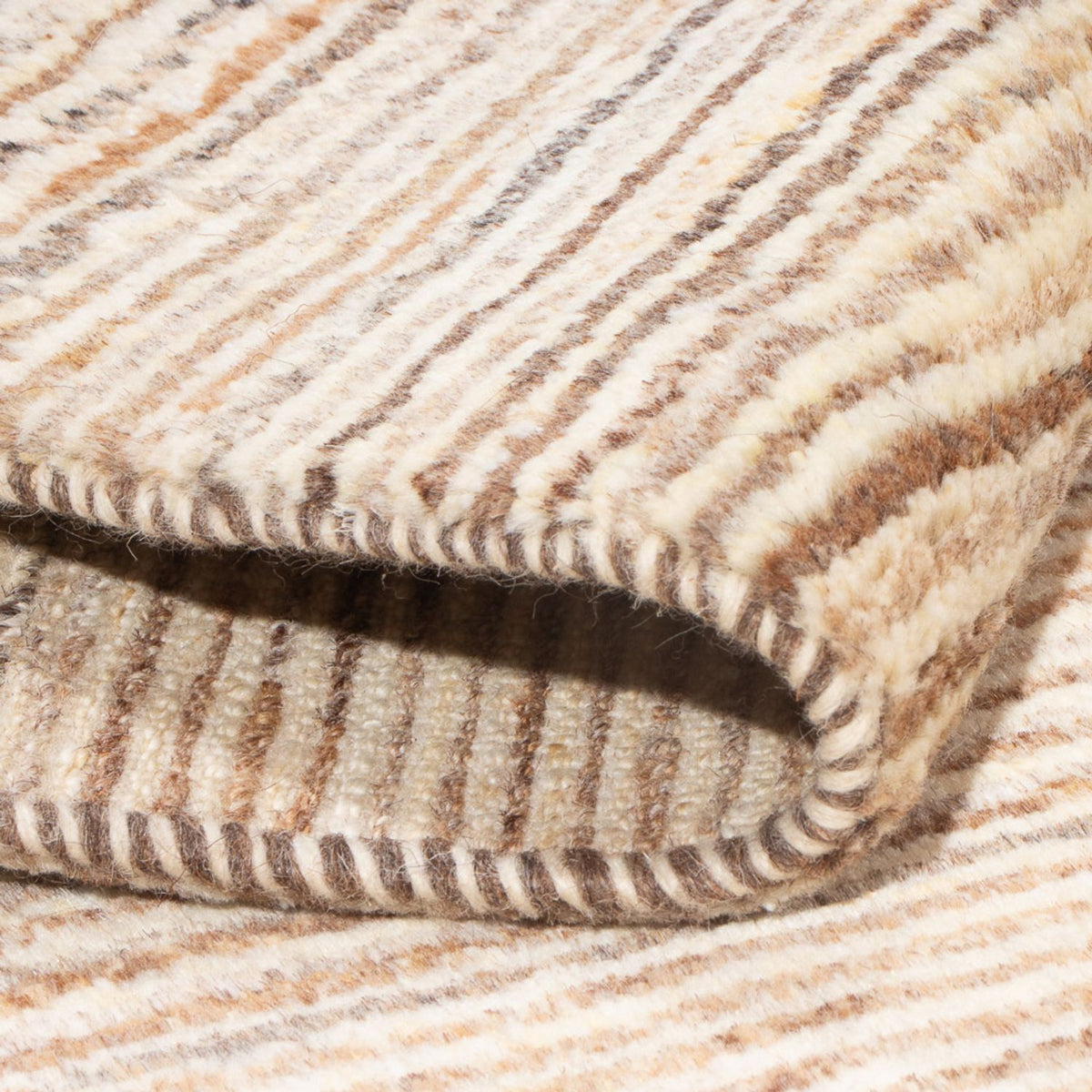 Gabbeh tapijt - Perzisch - 92 x 60 cm - donker beige