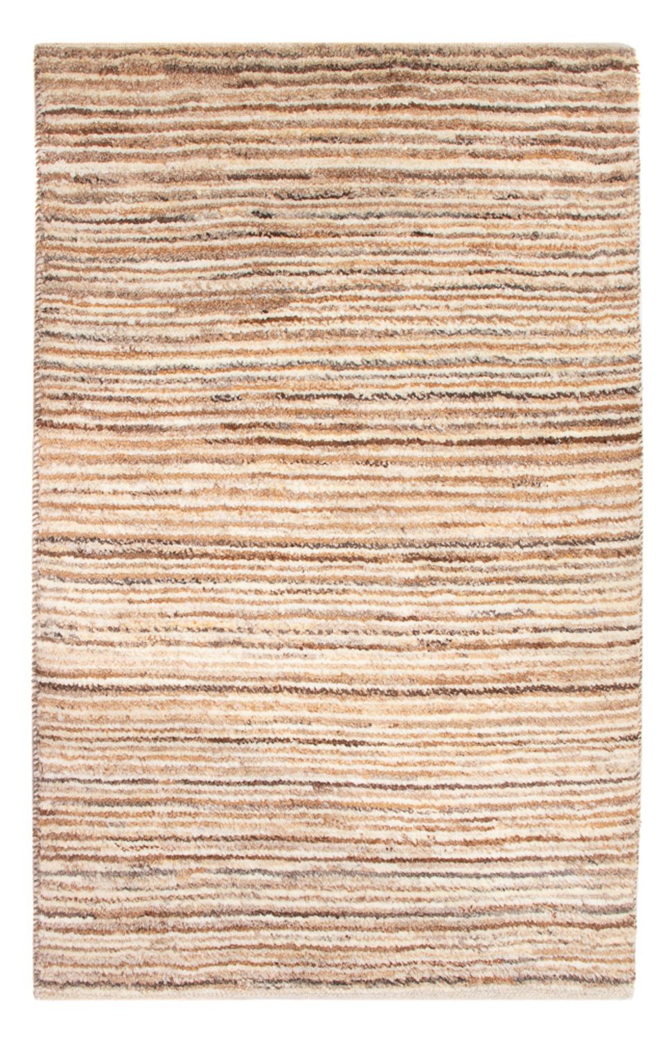 Gabbeh tapijt - Perzisch - 95 x 62 cm - donker beige