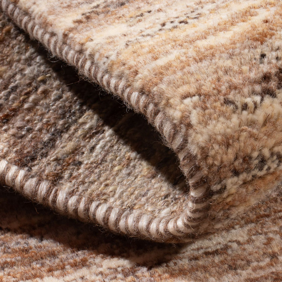 Gabbeh tapijt - Perzisch - 90 x 58 cm - donker beige
