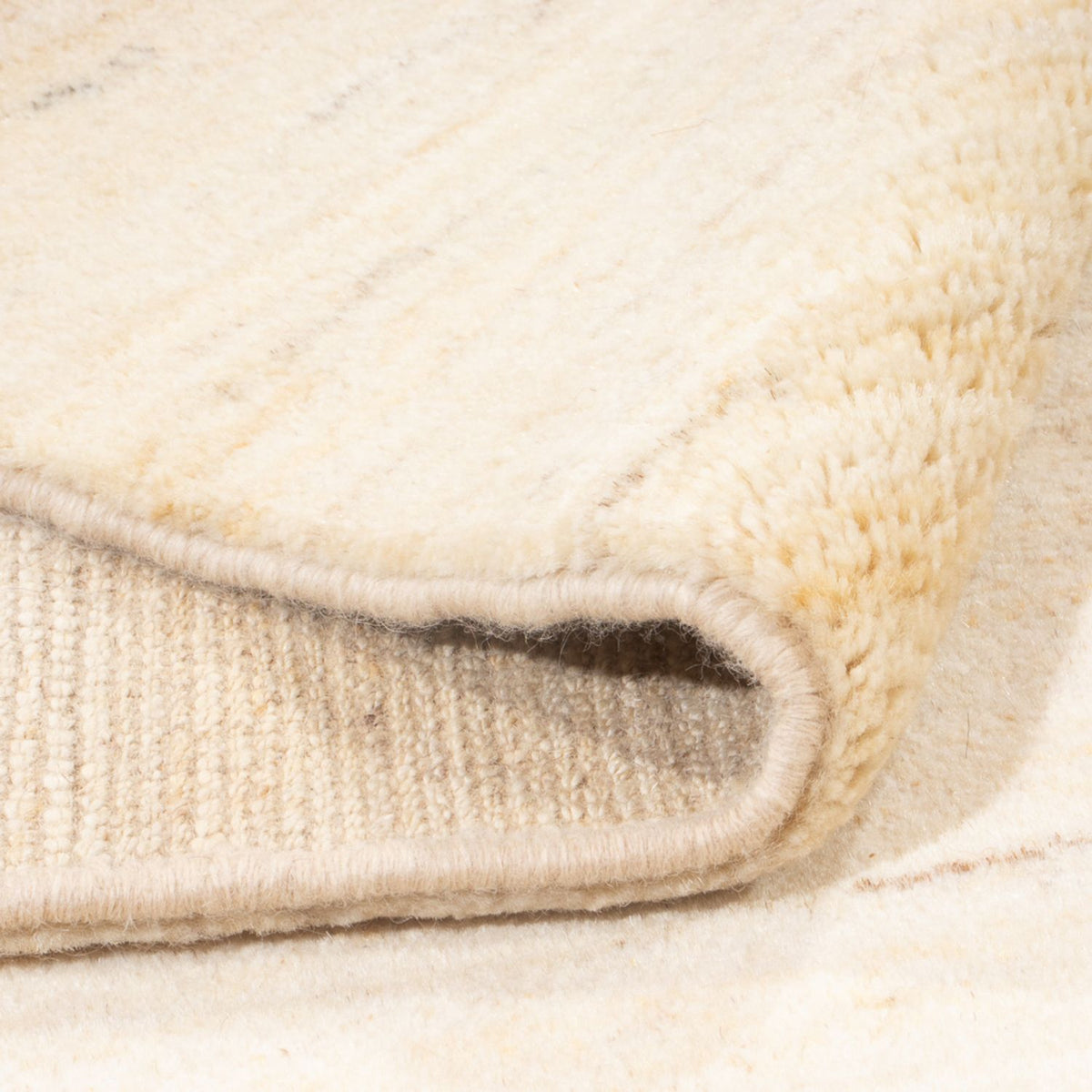 Gabbeh tapijt - Perzisch - 193 x 147 cm - licht beige