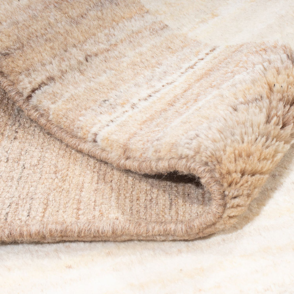 Gabbeh tapijt - Perzisch - 191 x 145 cm - licht beige