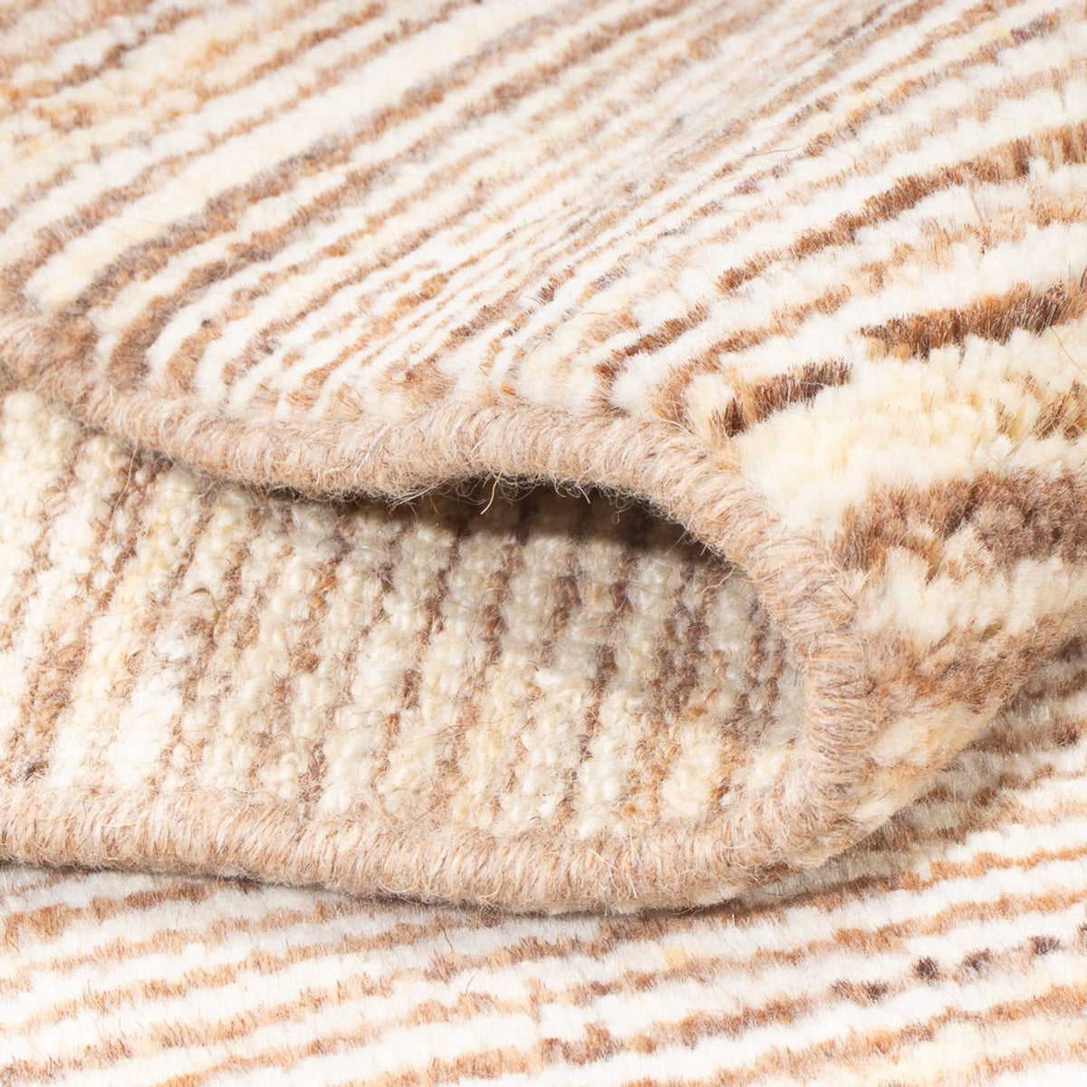 Gabbeh tapijt - Perzisch - 194 x 140 cm - donker beige