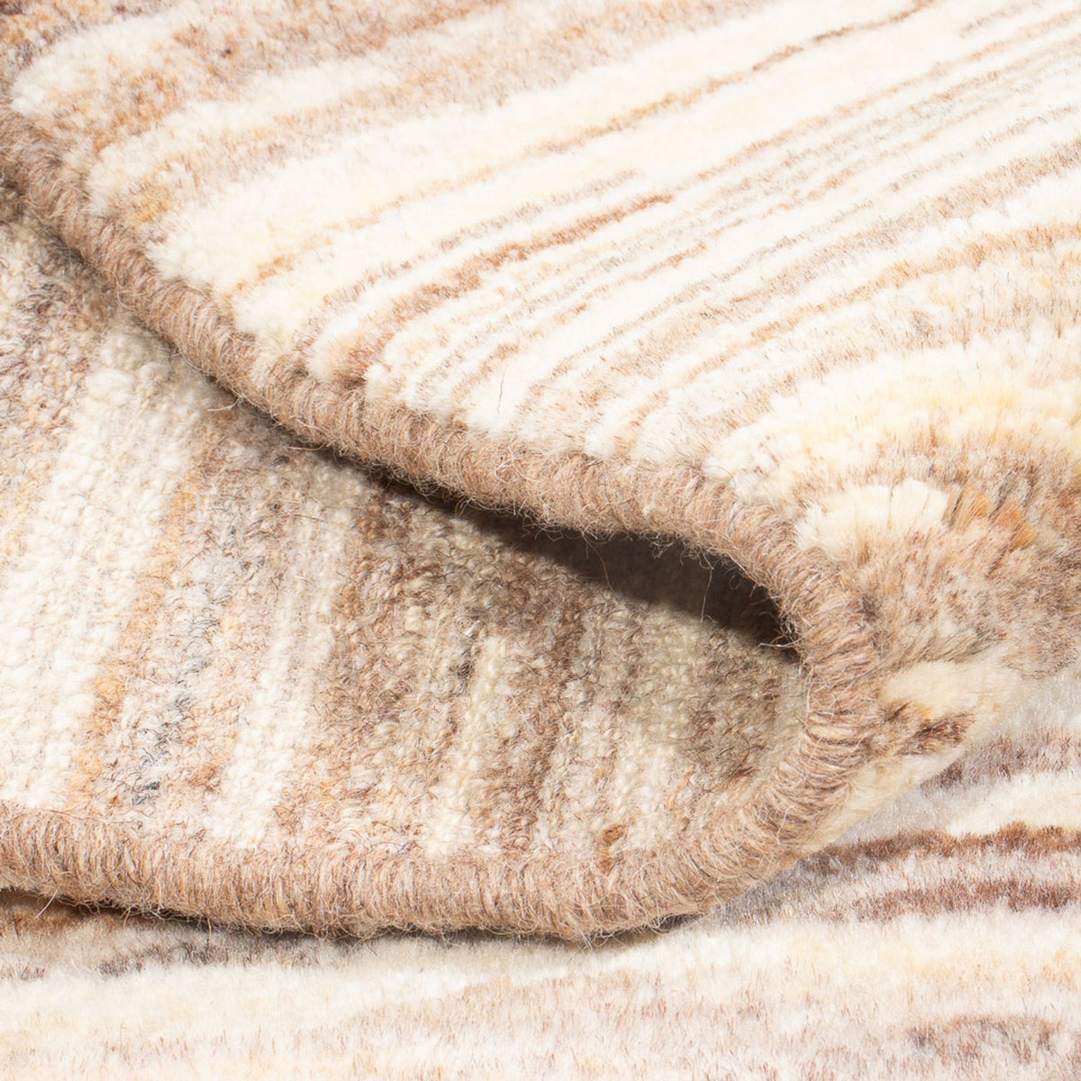 Gabbeh tapijt - Perzisch - 130 x 101 cm - licht beige