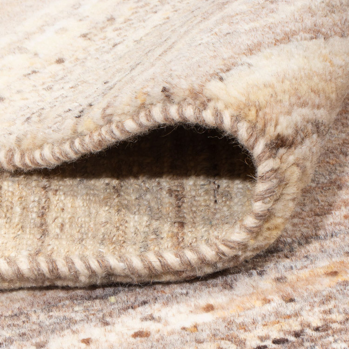 Gabbeh tapijt - Perzisch - 240 x 207 cm - donker beige