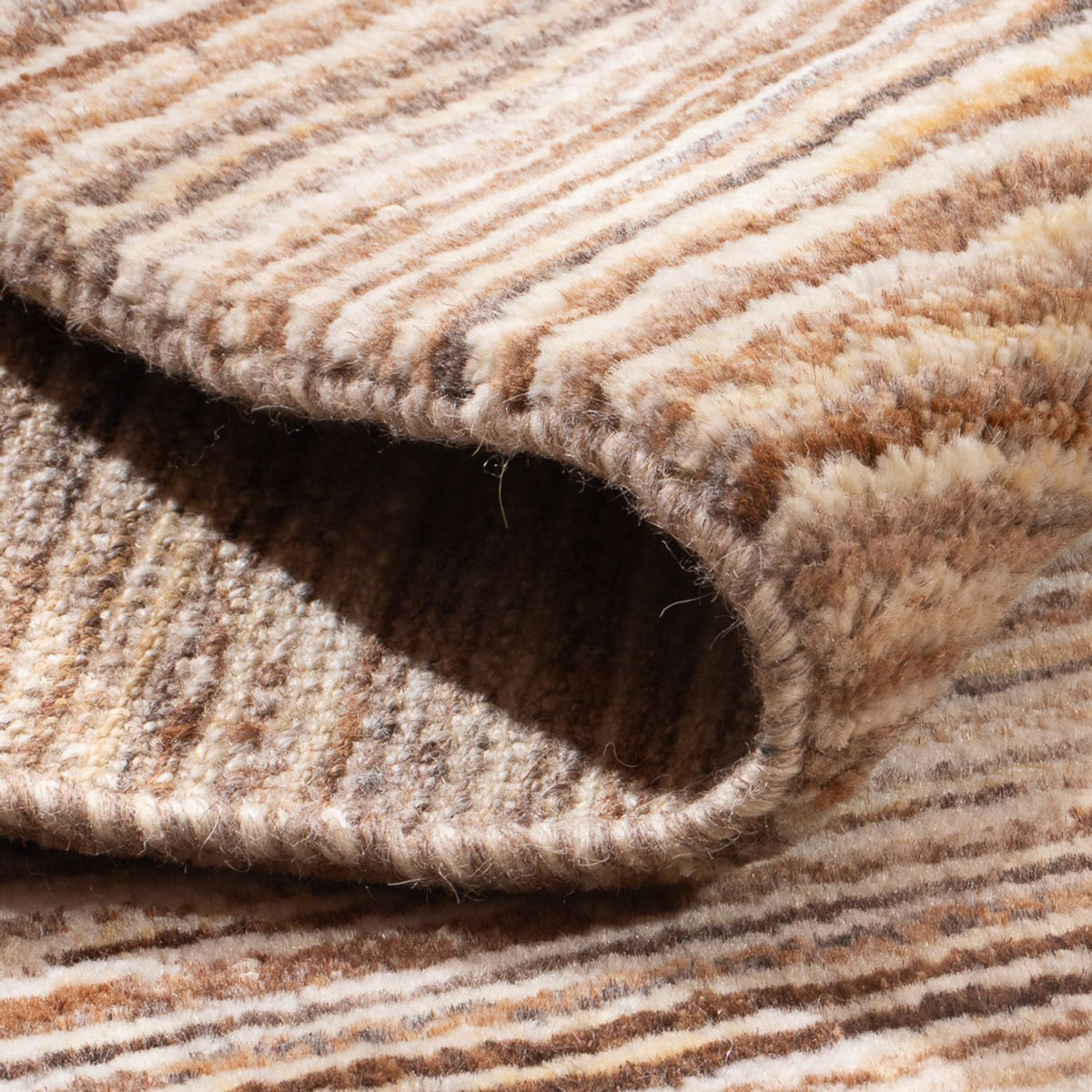 Gabbeh tapijt - Perzisch - 94 x 60 cm - donker beige