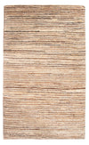 Perzische Gabbeh Tapijt 57x97cm - Perserteppich Wollteppich - Rechthoekig / Donker beige / 57 x 97 cm Rechthoekig