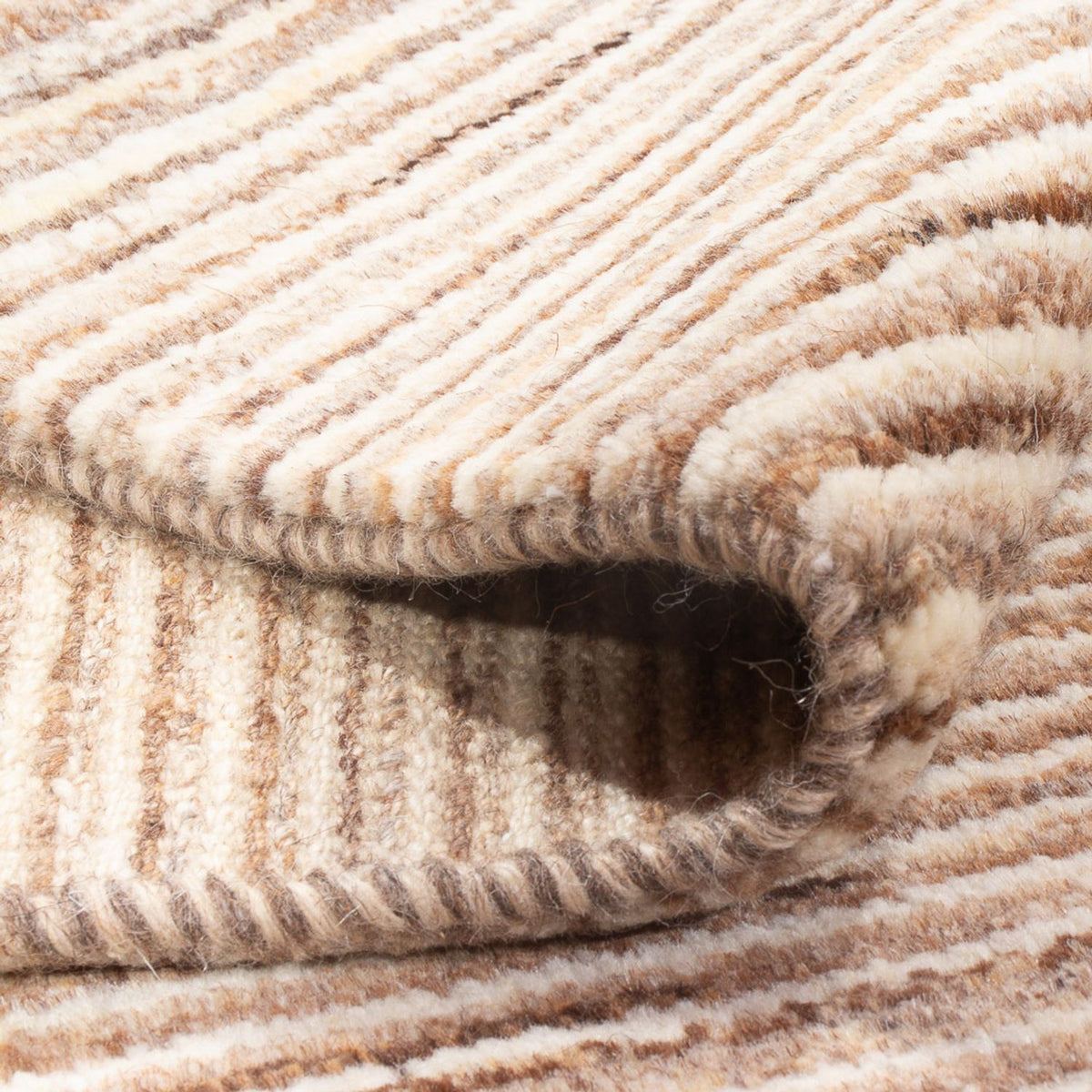 Gabbeh tapijt - Perzisch - 143 x 100 cm - donker beige