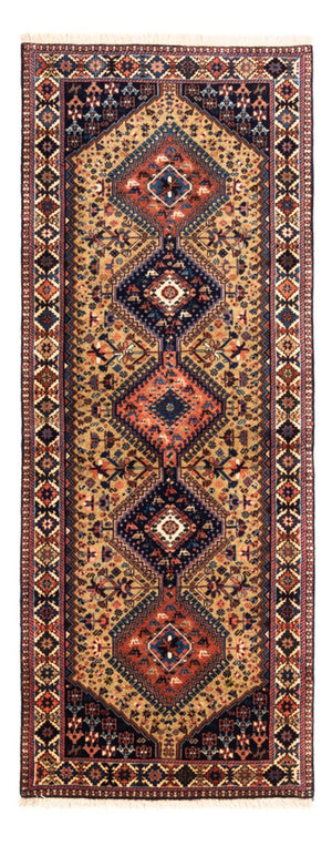 Loper Gabbeh tapijt - Perzisch - 220 x 76 cm - zand