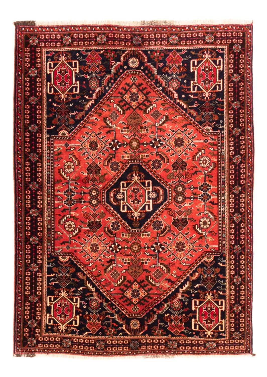 Perzisch Tapijt - Nomadisch - 150 x 115 cm - rood