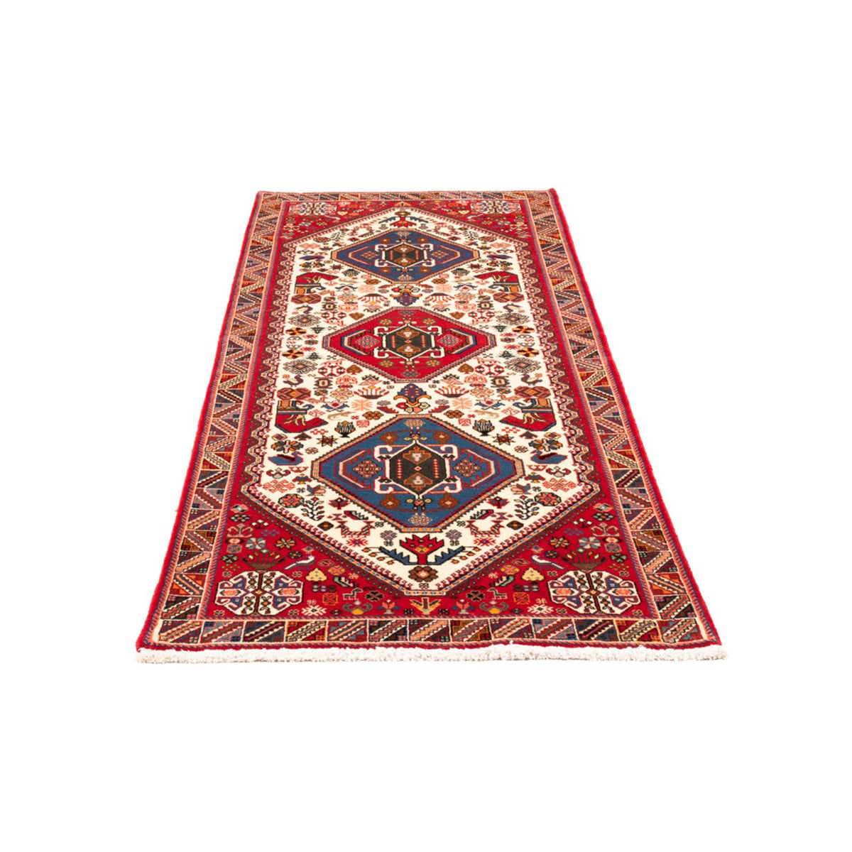 Loper Perzisch Tapijt - Nomadisch - 208 x 80 cm - crème