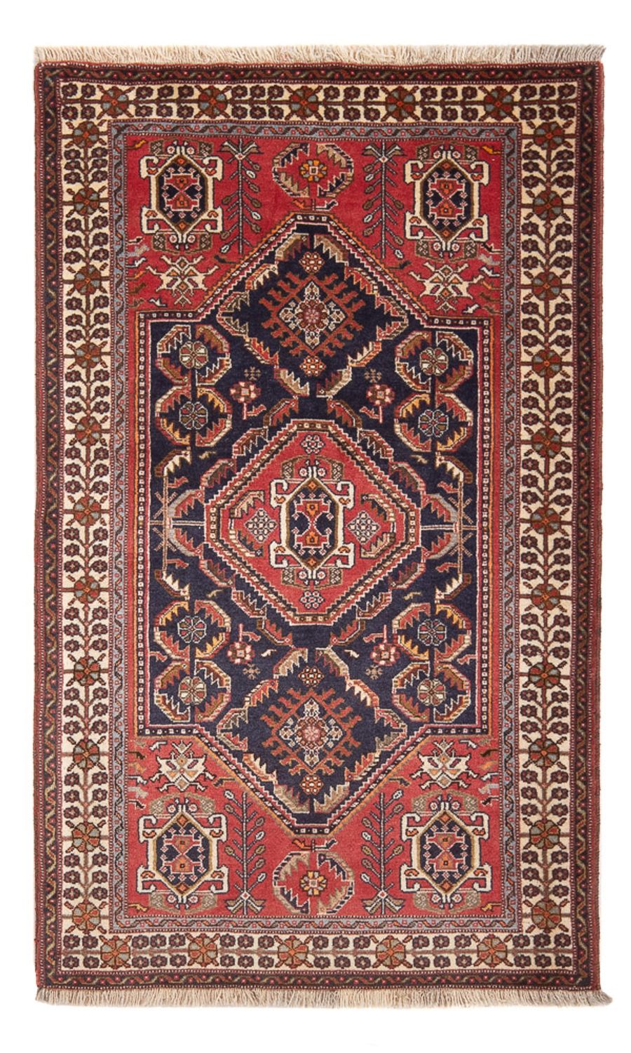 Gabbeh Tapijt - Kashkuli Perzisch - 152 x 82 cm - donkerblauw