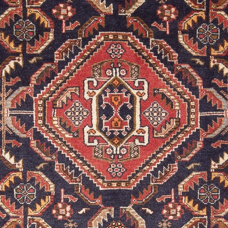 Gabbeh Tapijt - Kashkuli Perzisch - 152 x 82 cm - donkerblauw