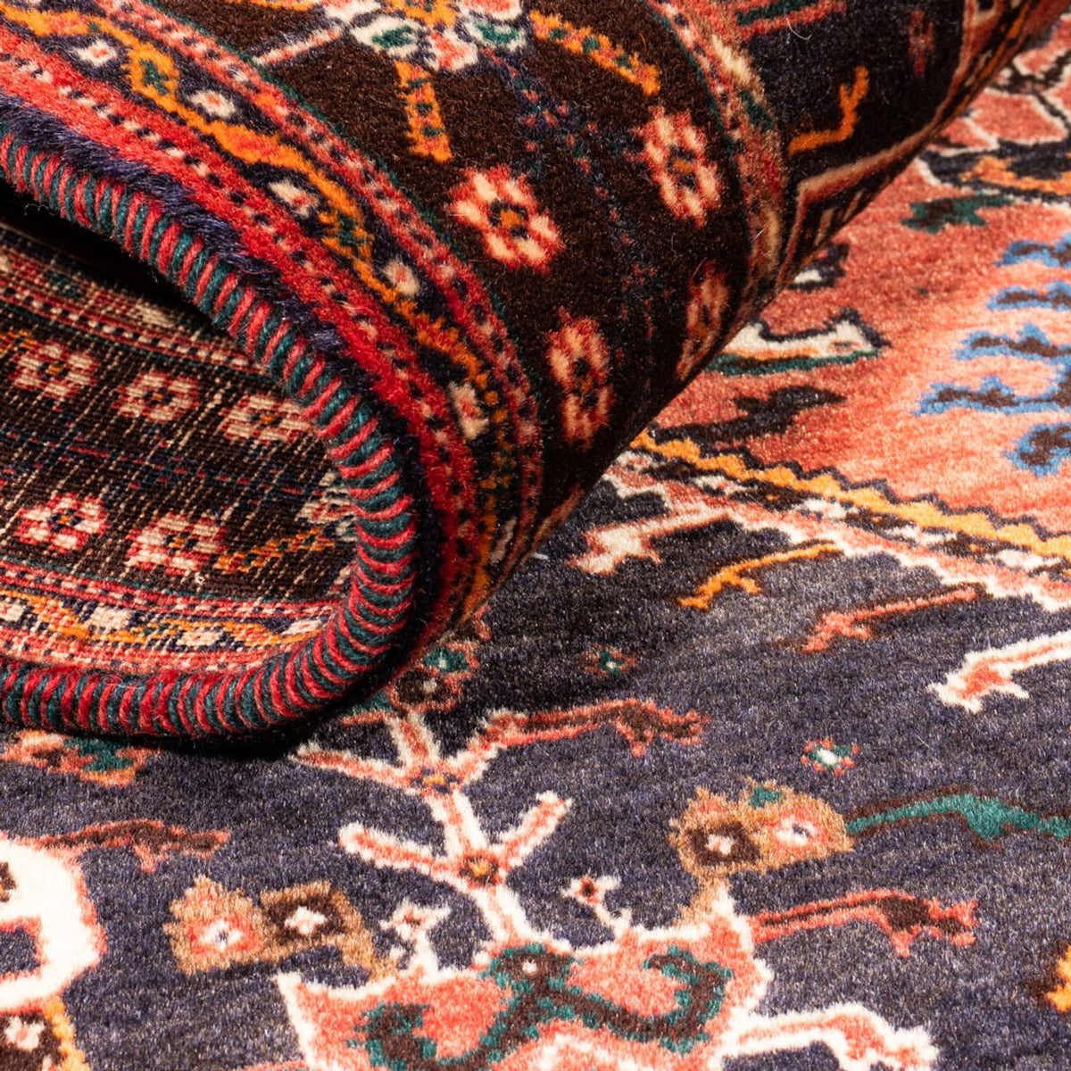 Perzisch Tapijt - Nomadisch - 140 x 108 cm - rood