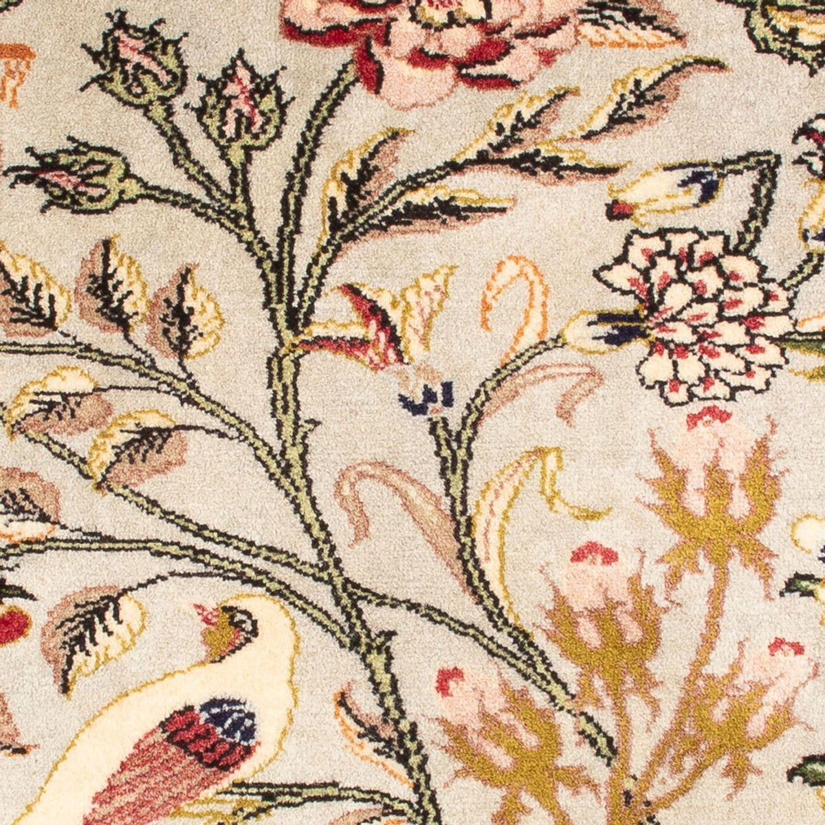 Perzisch tapijt - Ghom - 90 x 70 cm - veelkleurig