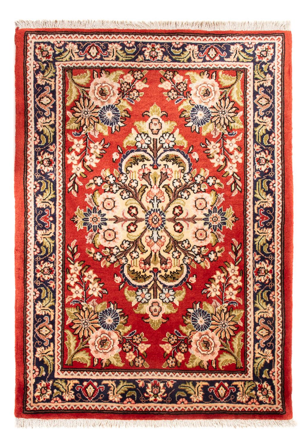 Perzisch tapijt - Ghom - 98 x 68 cm - rood