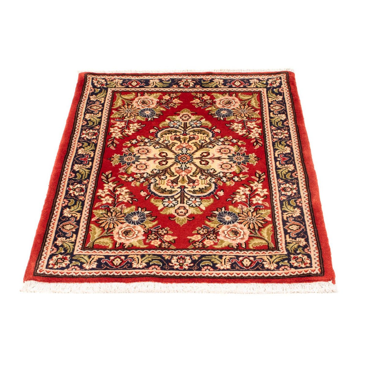 Perzisch tapijt - Ghom - 98 x 68 cm - rood