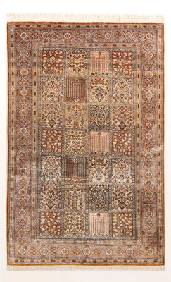 Zijden tapijt - Ghom Silk - Premium - 148 x 100 cm - veelkleurig