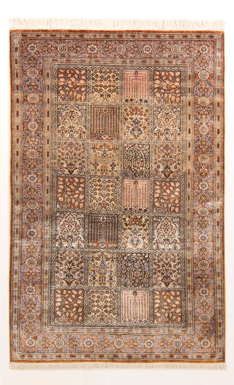 Zijden tapijt - Ghom Silk - Premium - 148 x 100 cm - veelkleurig