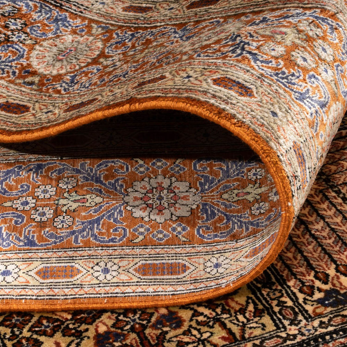 Zijden tapijt - Ghom Silk - Premium - 148 x 100 cm - veelkleurig