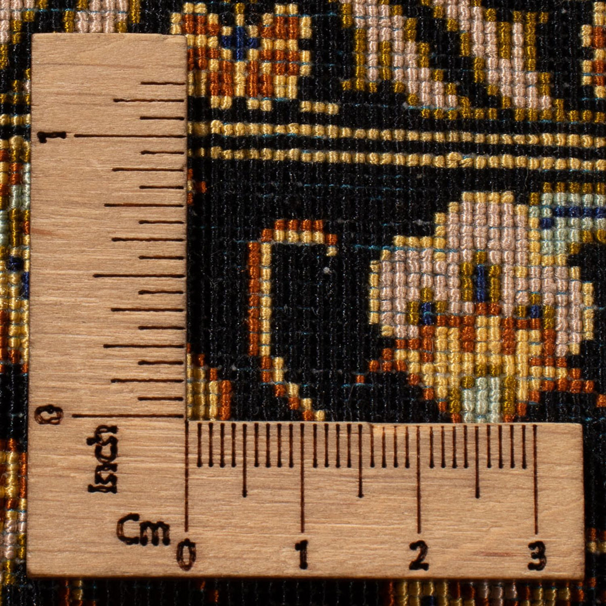 Zijden tapijt - Ghom Silk - Premium - 353 x 242 cm - zwart