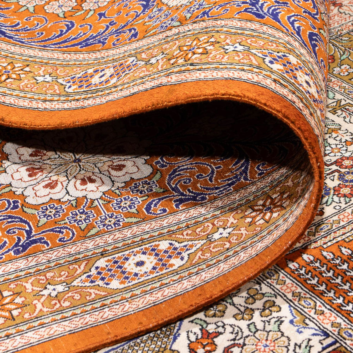 Zijden tapijt - Ghom Silk - Premium vierkant  - 302 x 297 cm - veelkleurig