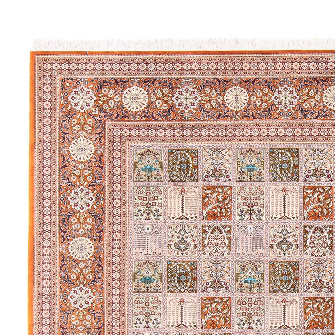 Qom zijde Tapijt 250x250cm - Perzisch tapijt