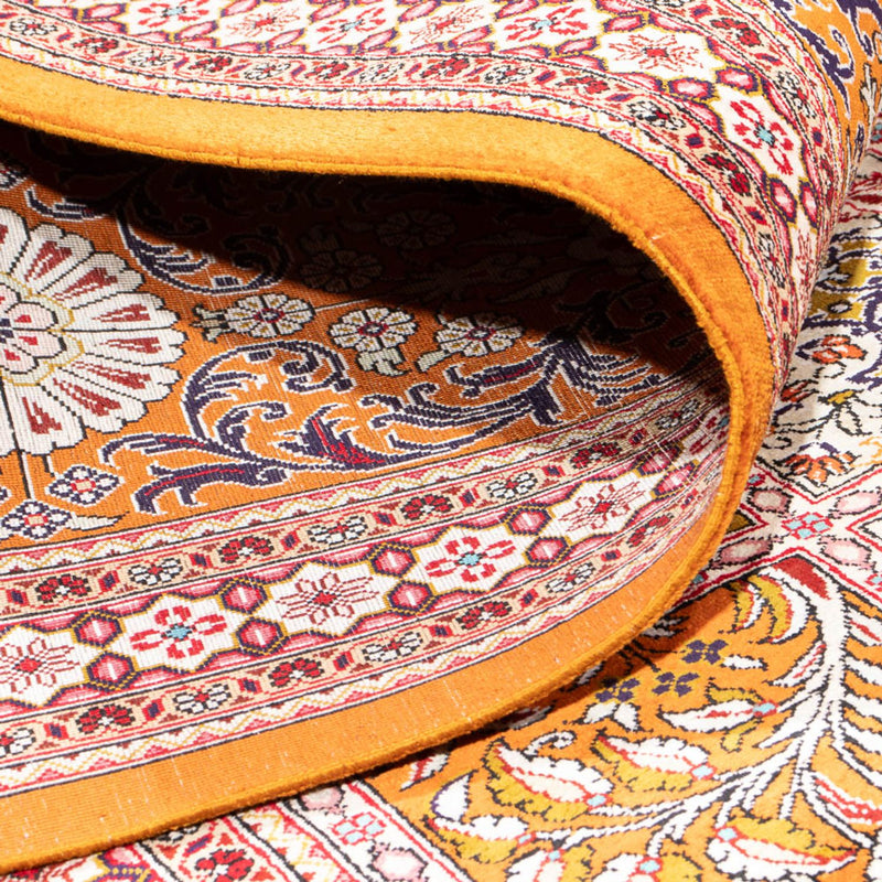 Zijden tapijt - Ghom Silk - Premium vierkant  - 250 x 250 cm - veelkleurig