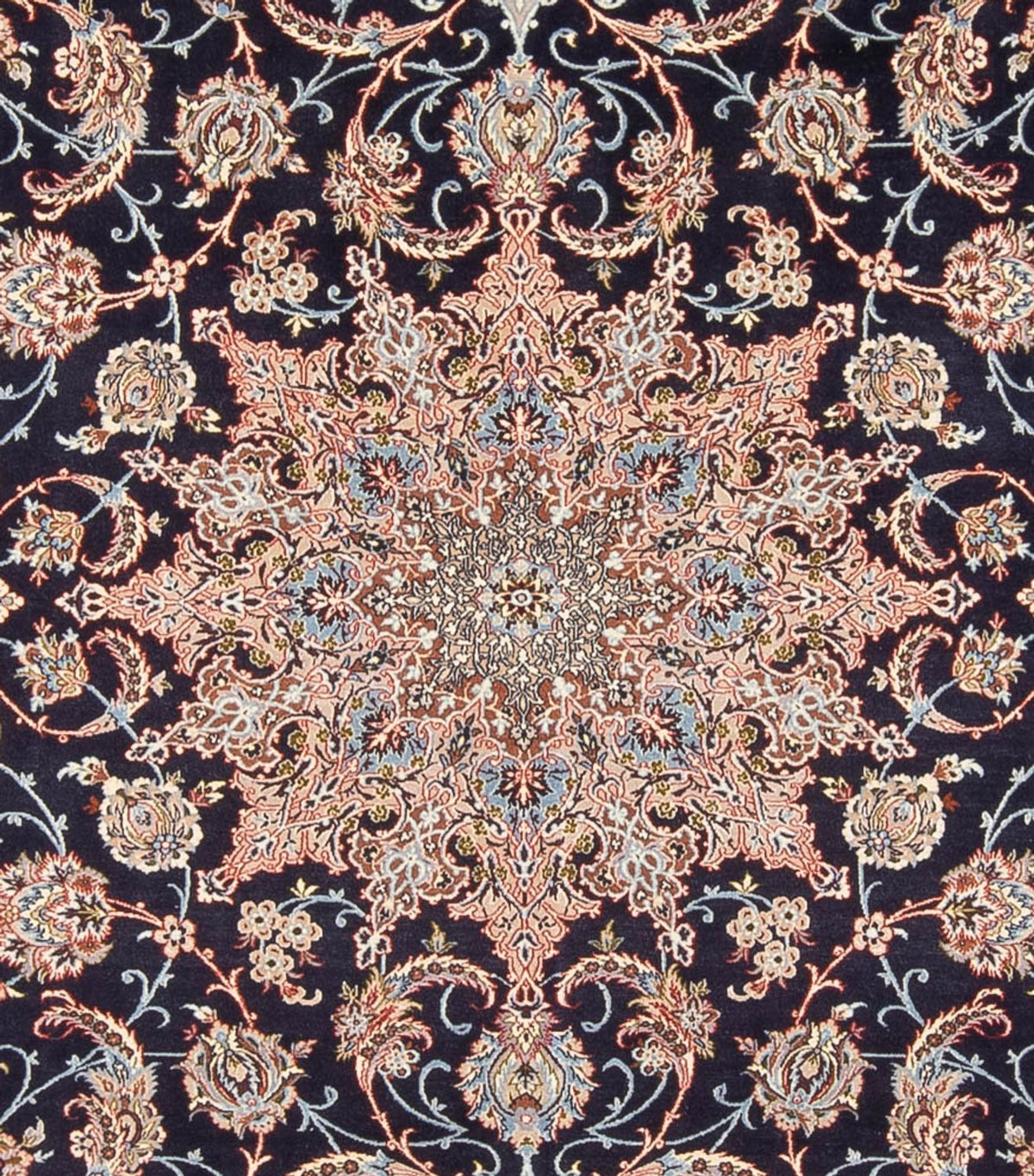 Perzisch tapijt - Isfahan - Premium - 355 x 248 cm - donkerblauw