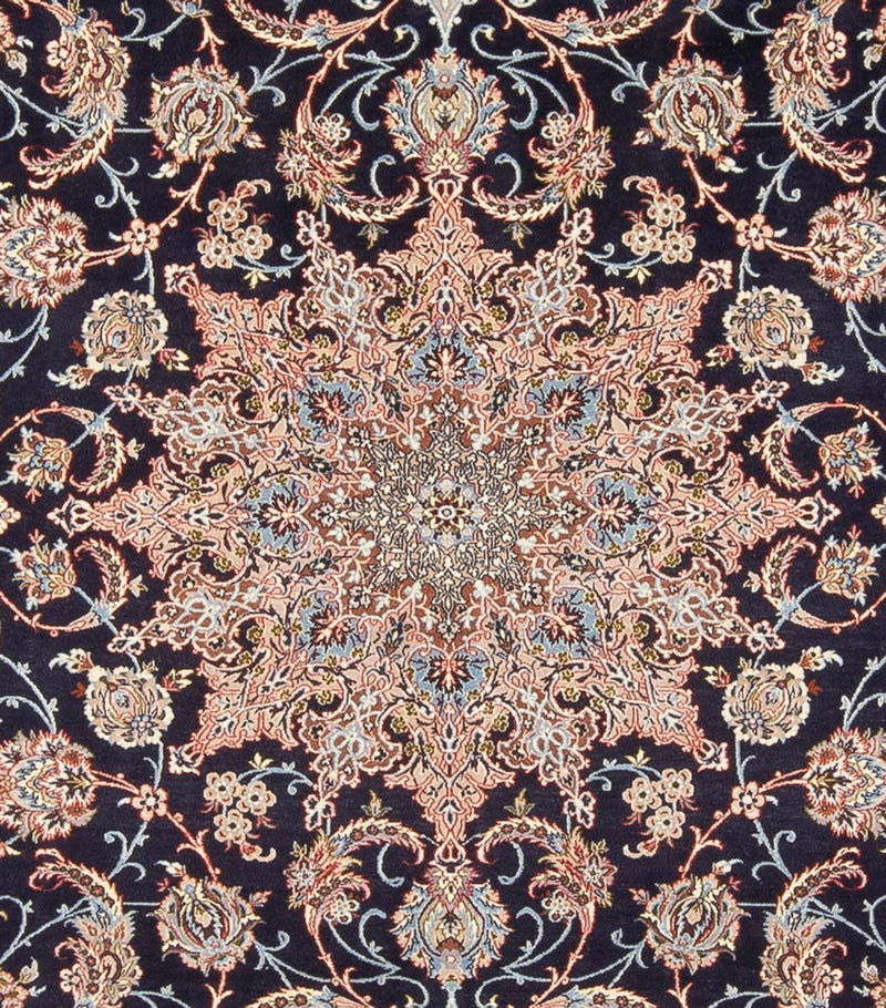 Perzisch tapijt - Isfahan - Premium - 355 x 248 cm - donkerblauw