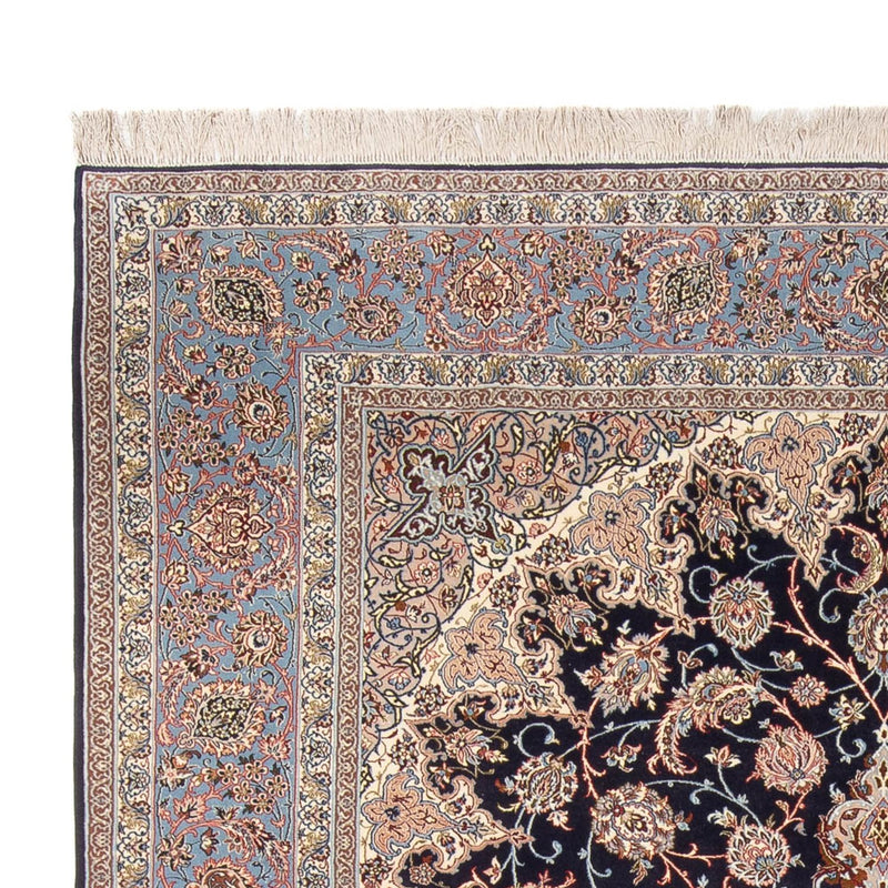 Perzisch tapijt - Isfahan - Premium - 355 x 248 cm - donkerblauw