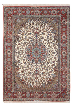 Perzisch tapijt - Isfahan - Premium - 350 x 240 cm - crème