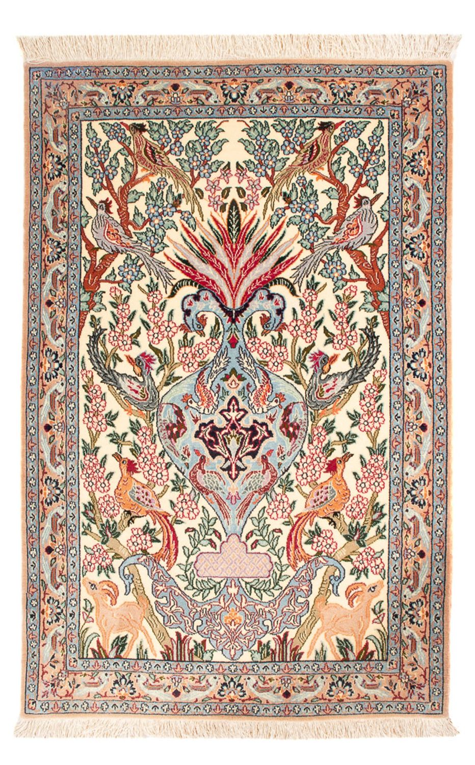 Perzisch tapijt - Isfahan - Premium - 105 x 73 cm - veelkleurig