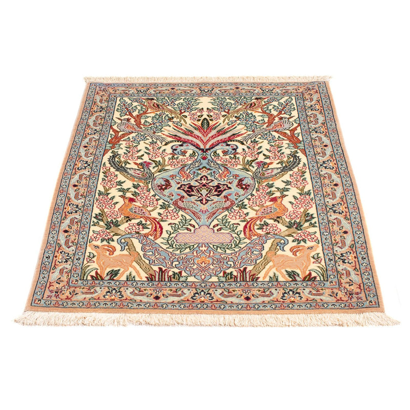 Perzisch tapijt - Isfahan - Premium - 105 x 73 cm - veelkleurig