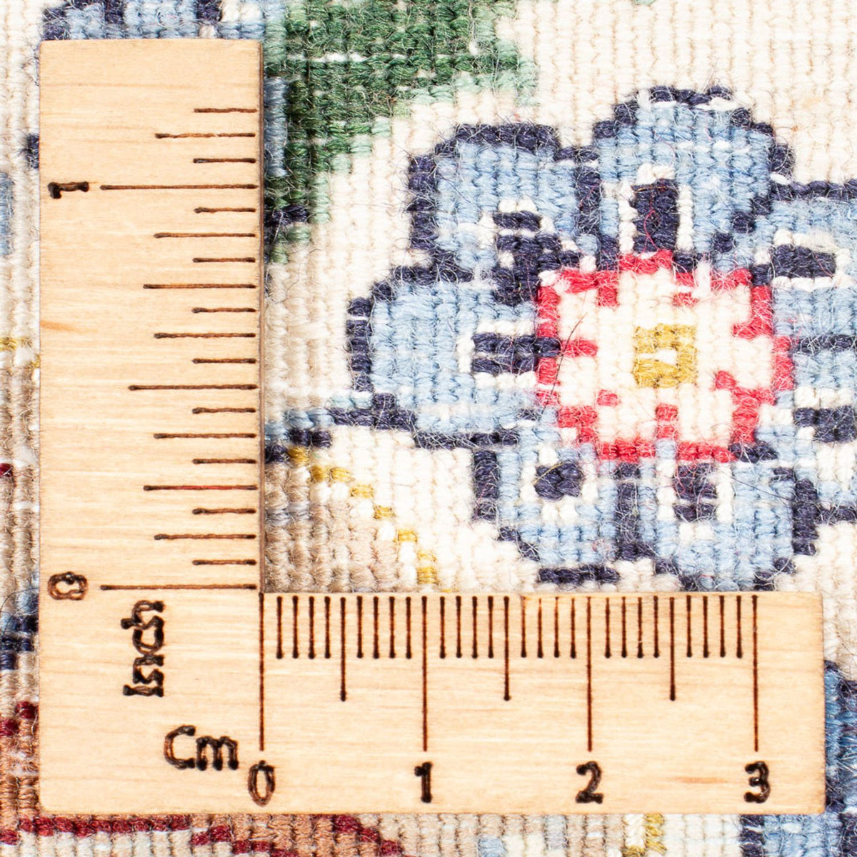 Perzisch tapijt - Isfahan - Premium - 100 x 75 cm - crème