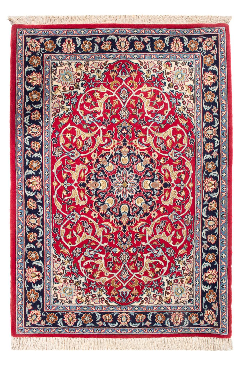 Perzisch tapijt - Isfahan - Premium - 110 x 75 cm - rood