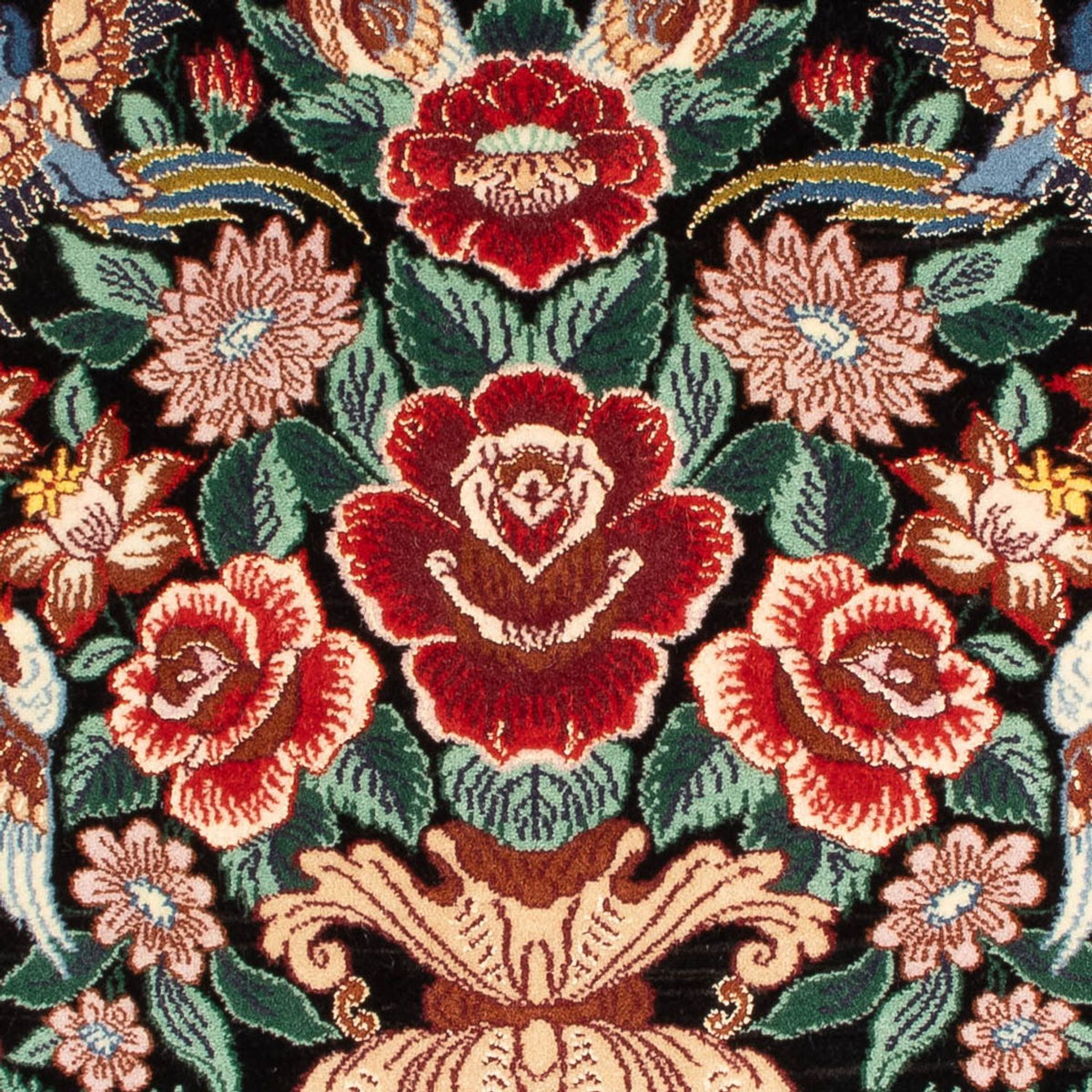 Perzisch tapijt - Isfahan - Premium - 105 x 70 cm - donkerblauw