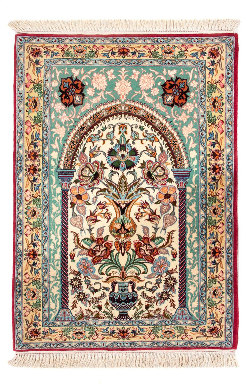 Perzisch tapijt - Isfahan - Premium - 103 x 70 cm - groen