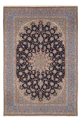 Perzisch tapijt - Isfahan - Premium - 355 x 255 cm - donkerblauw