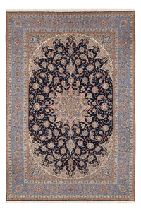 Perzisch tapijt - Isfahan - Premium - 355 x 255 cm - donkerblauw
