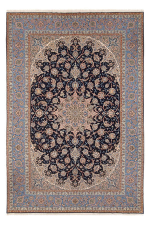 Perzisch tapijt - Isfahan - Premium - 355 x 255 cm - donkerblauw