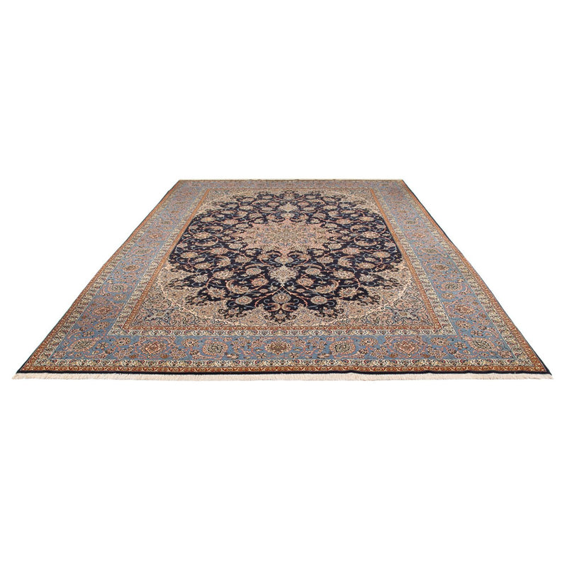 Perzisch tapijt - Isfahan - Premium - 355 x 255 cm - donkerblauw