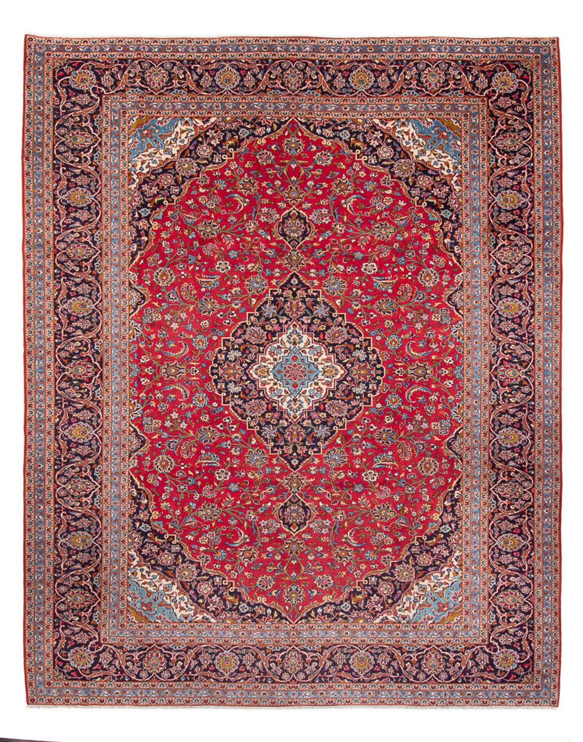 Perzisch tapijt - Keshan - 397 x 300 cm - rood