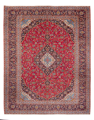 Perzisch tapijt - Keshan - 397 x 300 cm - rood