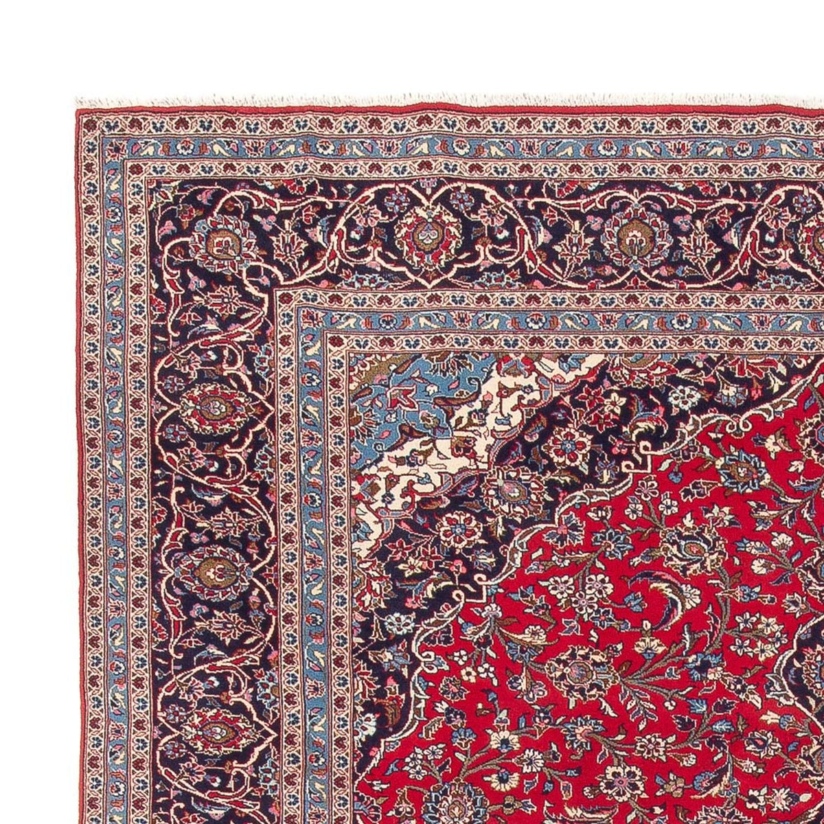 Perzisch tapijt - Keshan - 394 x 292 cm - rood