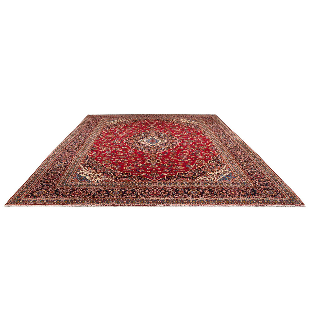Perzisch tapijt - Keshan - 397 x 291 cm - rood