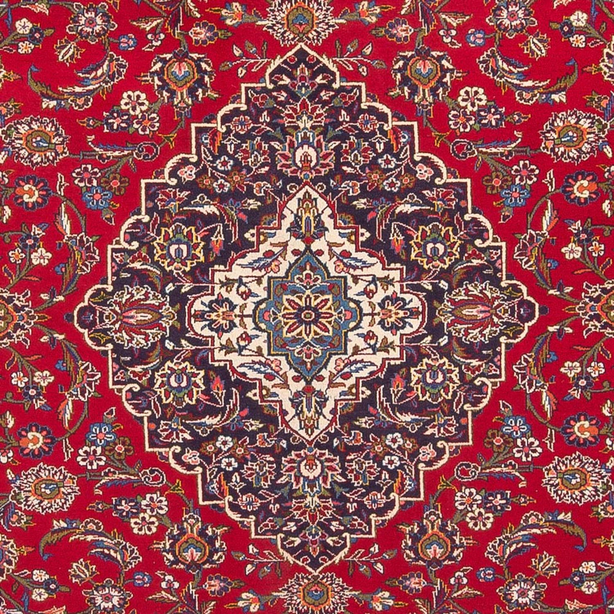 Perzisch tapijt - Keshan - 388 x 297 cm - rood