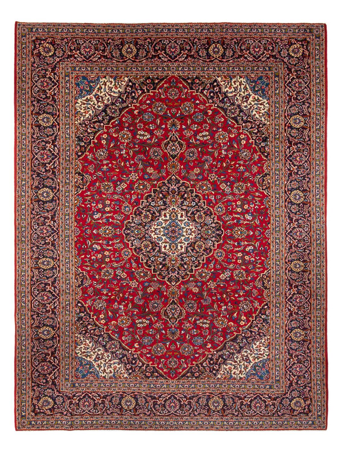 Perzisch tapijt - Keshan - 405 x 297 cm - rood