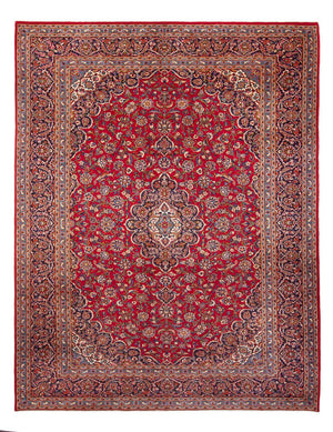 Perzisch tapijt - Keshan - 394 x 295 cm - rood